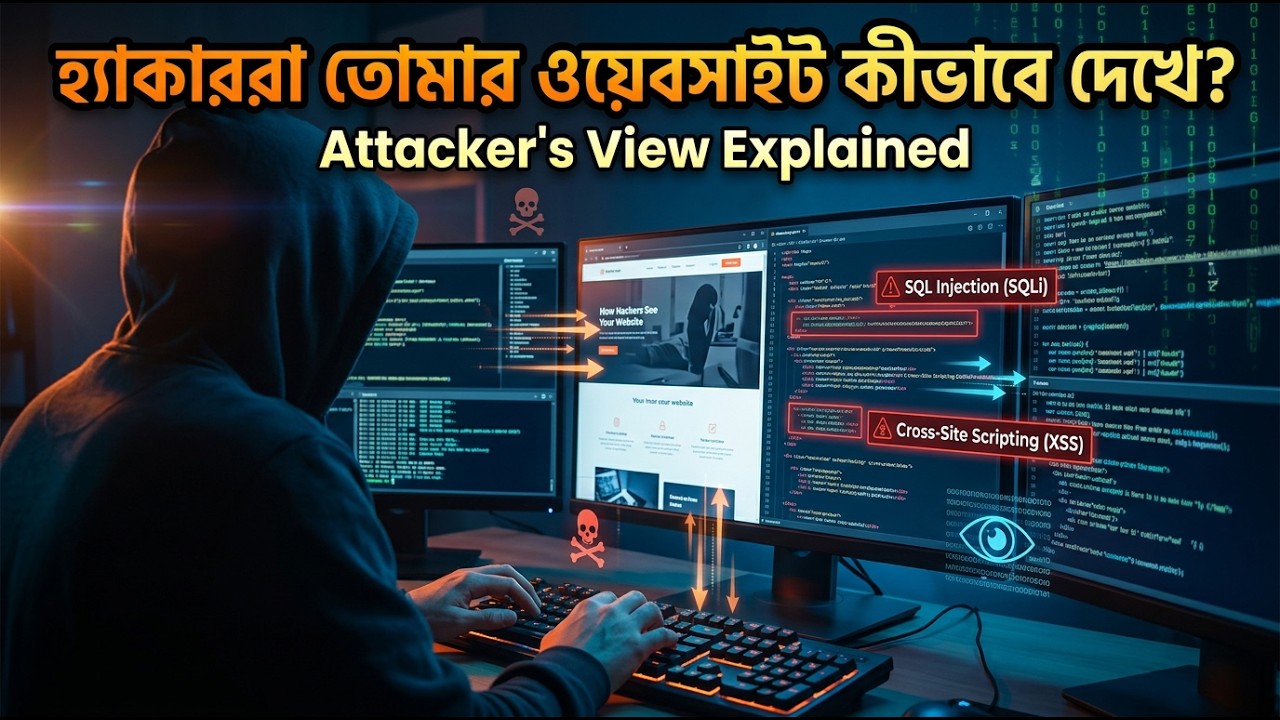 How Hackers See Your Website? Attacker's View Explained in Bangla