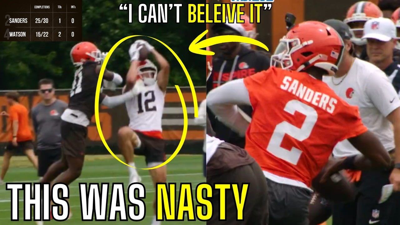SHEDEUR SANDERS Is LEGIT Taking Over QB1 At Cleveland Browns MINICAMP...