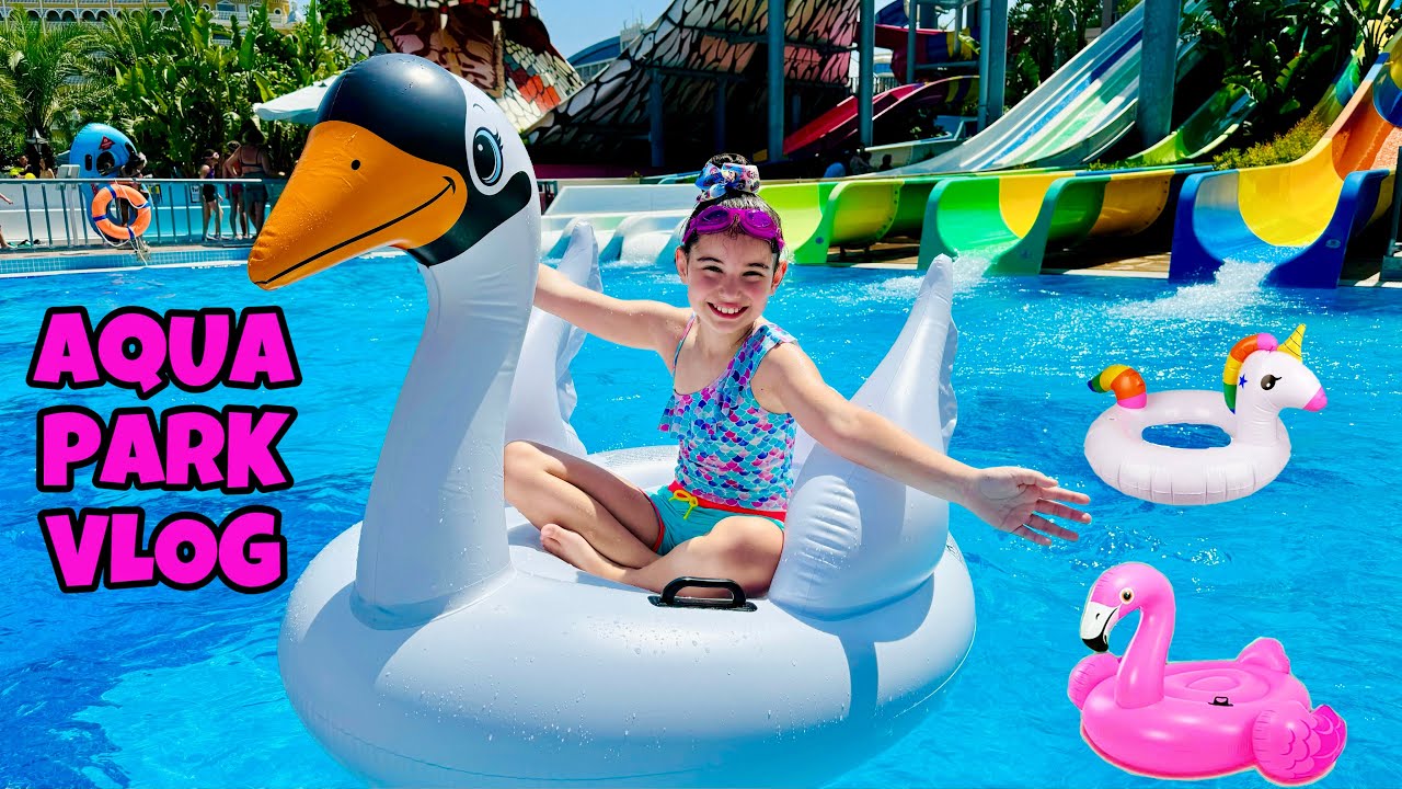 ELİF SİNEM AQUA PARK VLOG !! TÜM GÜN HAVUZ DENİZ !!