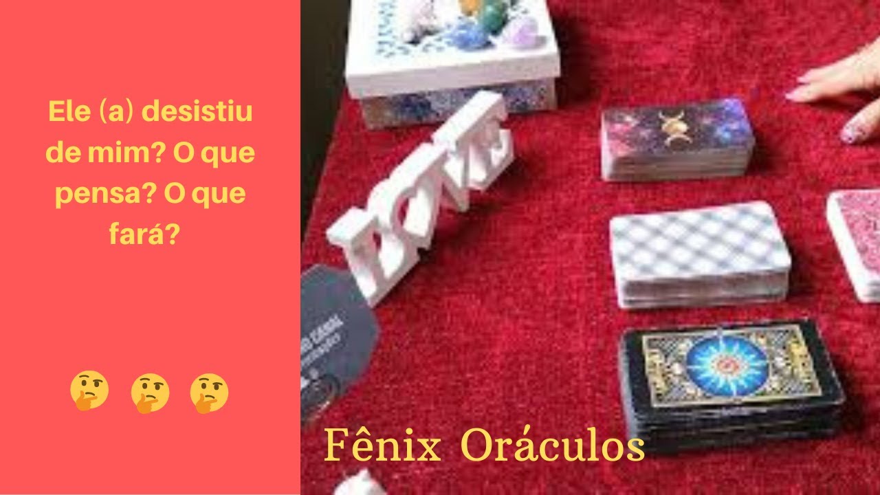 ELE (A) DESISTIU DE MIM? O QUE PENSA? O QUE FARÁ? O Tarot Responde e Revela - O Tarot do Amor  86