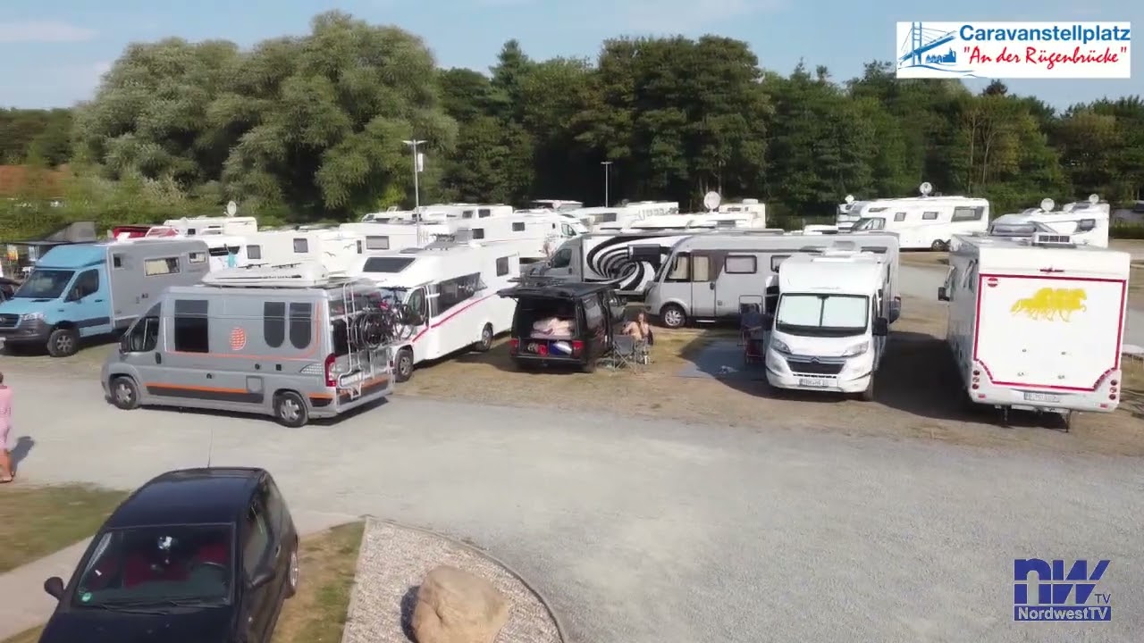 Caravanstellplatz an der Rügenbrücke