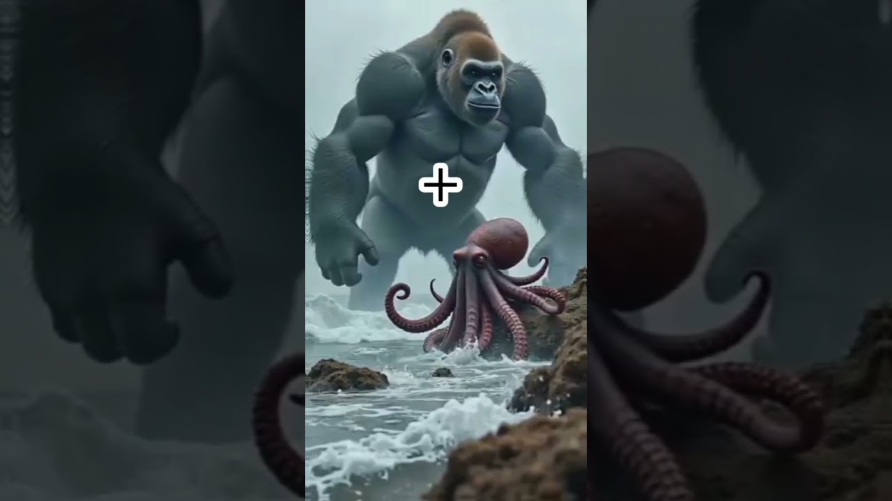 Hybrid animals genetic fusion two different animals fusion in one