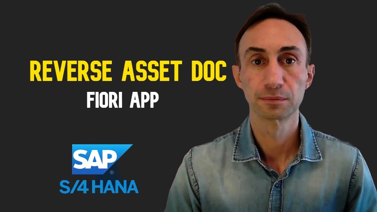 How to Reverse an Asset Document with Fiori App & AB08 T-code: SAP S/4 HANA