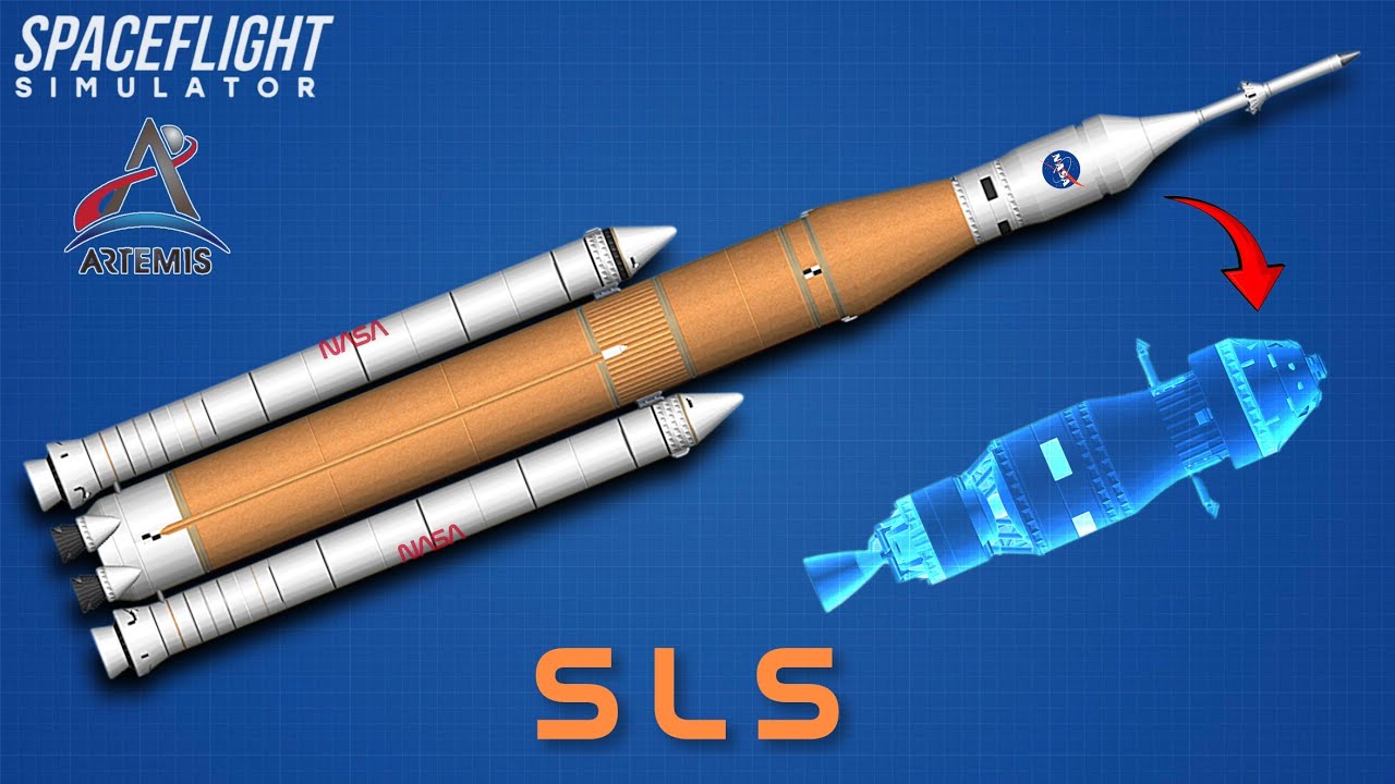How To Build SLS Rocket - Spaceflight simulator 