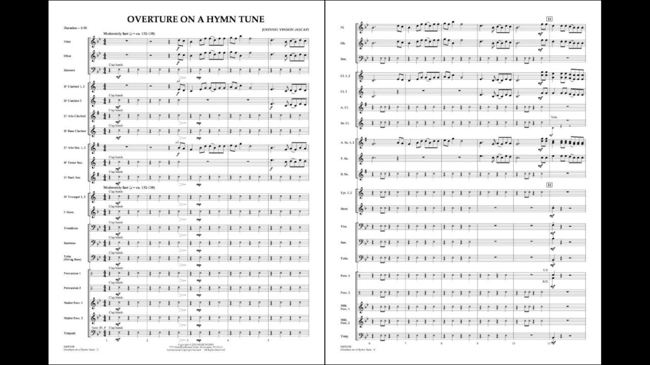 Overture on a Hymn Tune by Johnnie Vinson