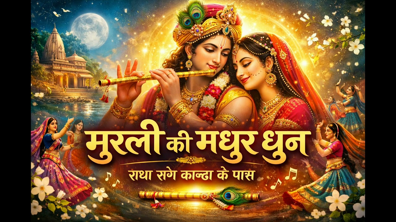 मुरली की मधुर धुन | Radha Krishna Bhajan | Krishna Bhakti Song | Vrindavan Bhajan 2026