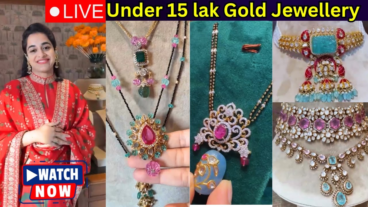 Gold Jewellery under15Lakh | | Vasundhara Diamond Roof | @brideessentials #diamond #goldjewellery