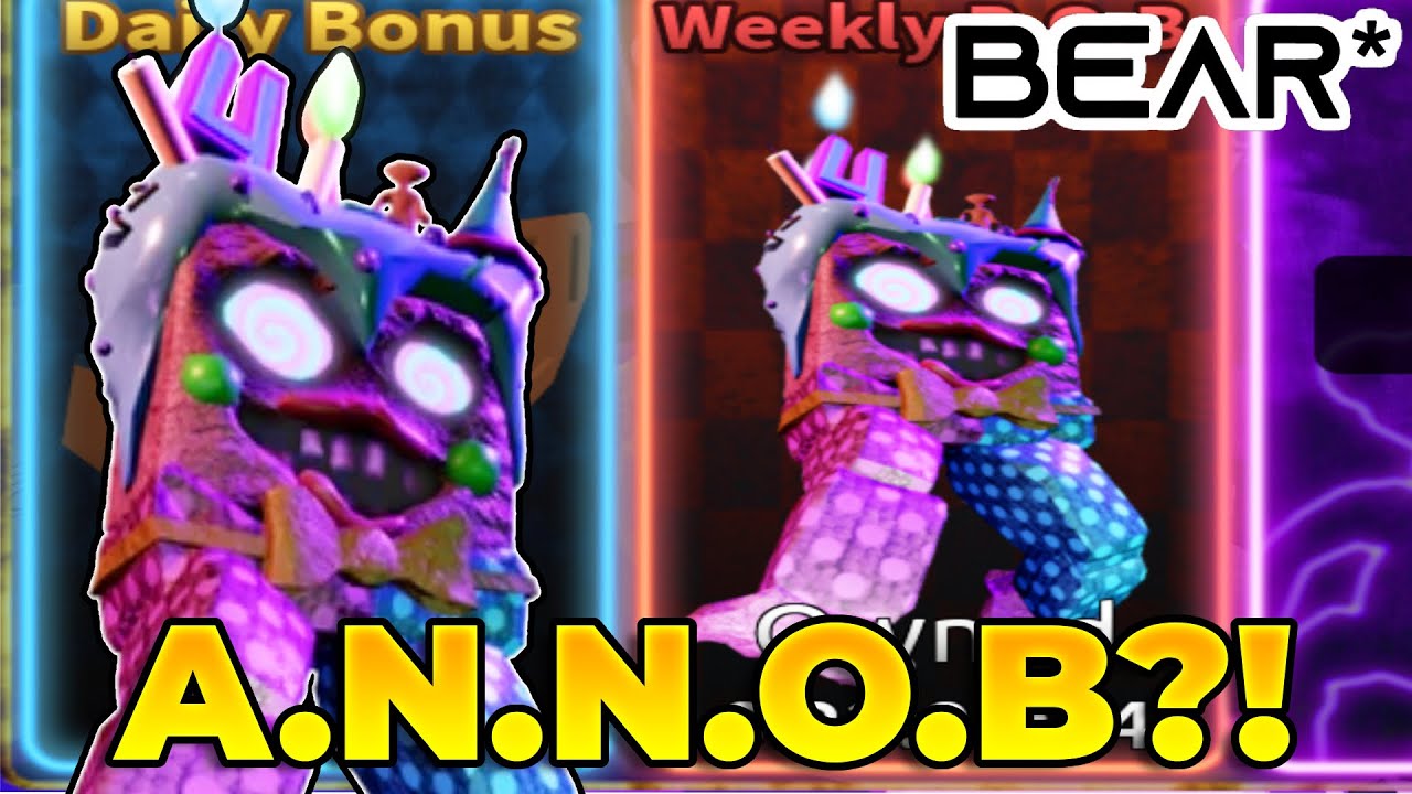 WEEKLY B.O.B A.N.N.O.B! | Roblox BEAR* Weekly B.O.B
