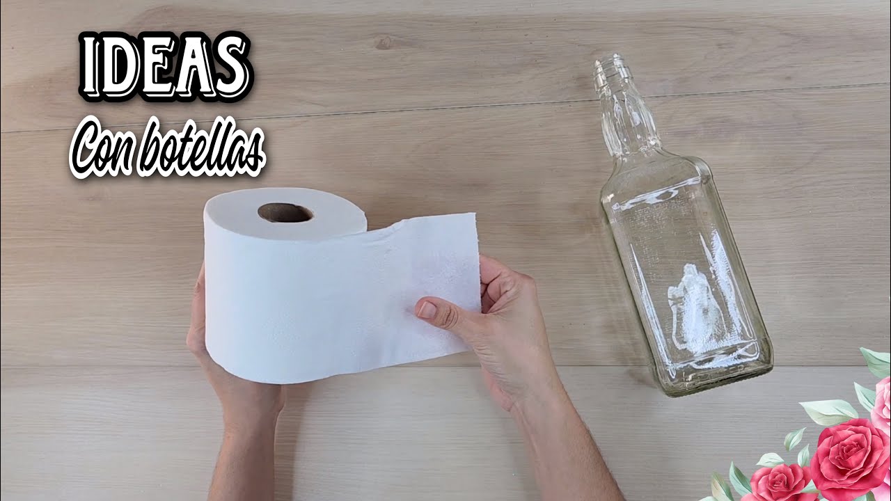 Manualidades con Botellas de Vidrio/Glass Bottle Craft Ideas/Artesanato com Garrafa de Vidro