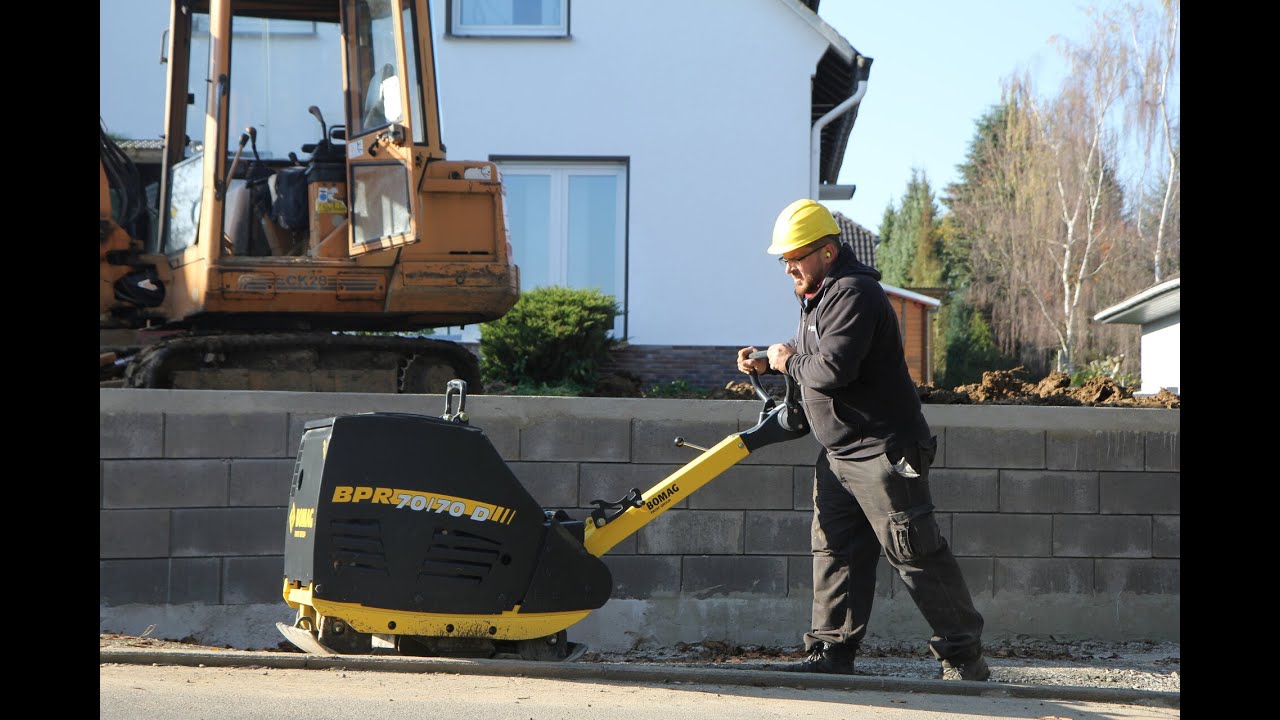 Návod k obsluze reverzní vibrační desky BOMAG BPR 70 70 DE Tip Control