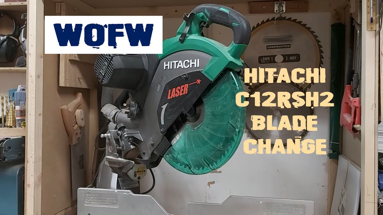 Hitachi C12RSH2 Blade Change