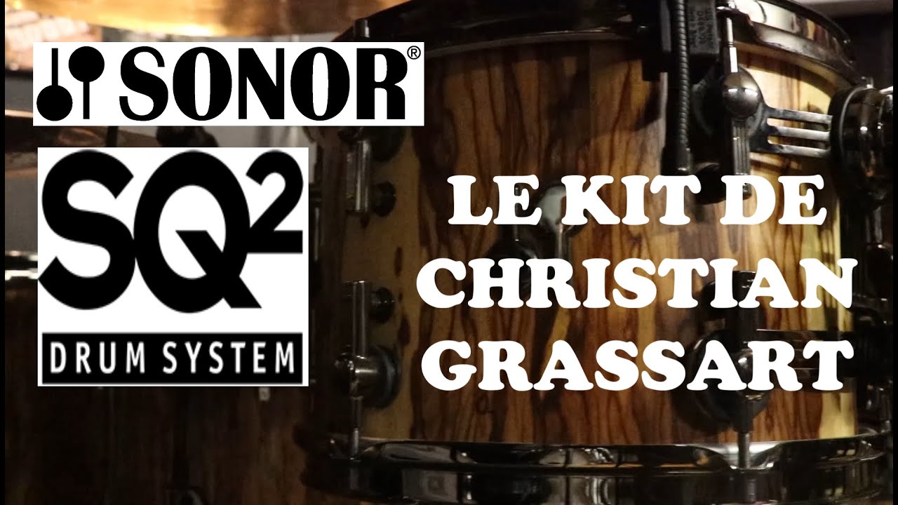SONOR SQ2 AFRICAN MARBLE - Le Kit de Christian Grassart