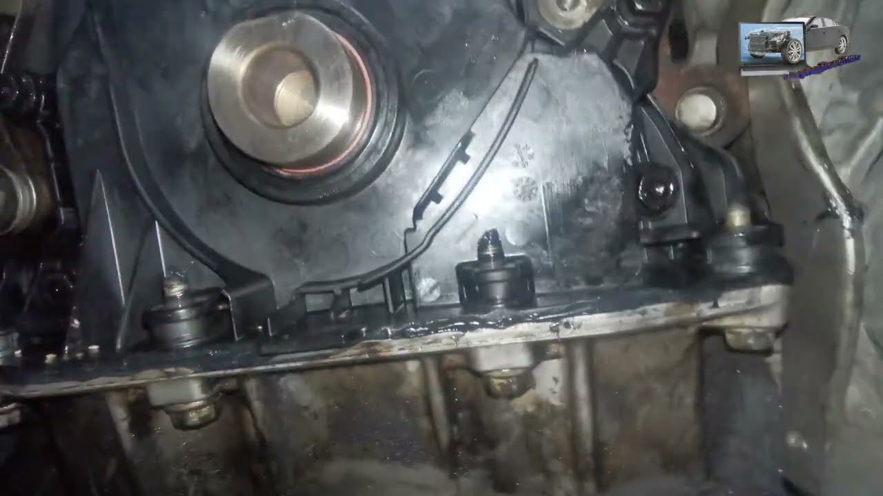 comment changer joint Spi  de vilebrequin côté la poulie damper. كيفية تغيير ختم زيت