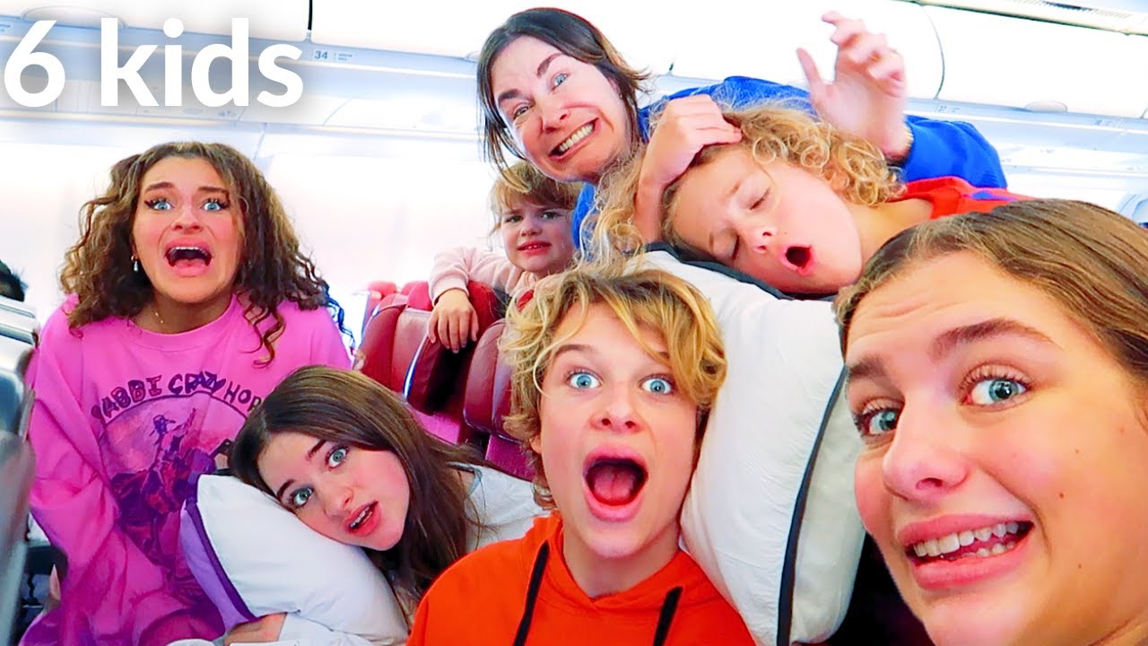WE FLEW 10hrs WITH 6 KIDS TO MYSTERY 18th BIRTHDAY HOLIDAY w/Norris Nuts