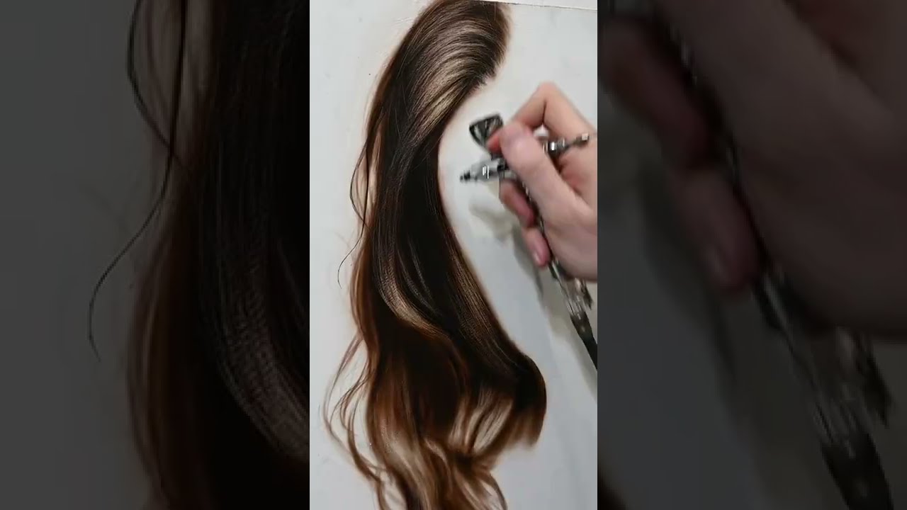 Painting Hair Doesn't Have to Be Difficult! #shorts