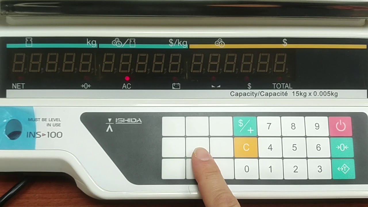 INS-100 programming preset keys
