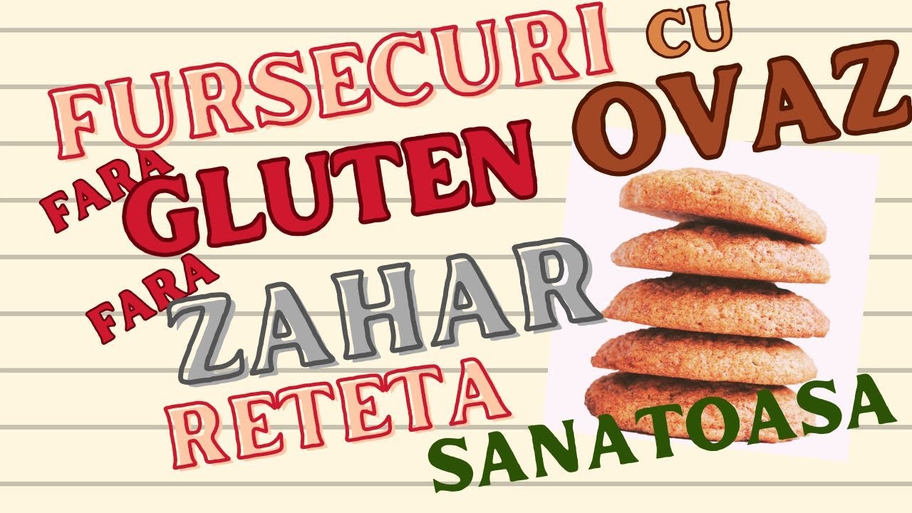 Fursecuri Fara Gluten, Fara Zahar si  Fara Faina Alba - 