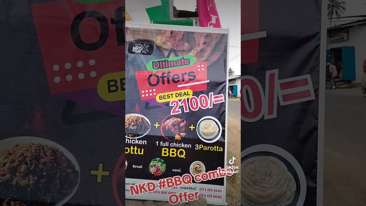 NKD jaffna bbq offer Jaffna offer