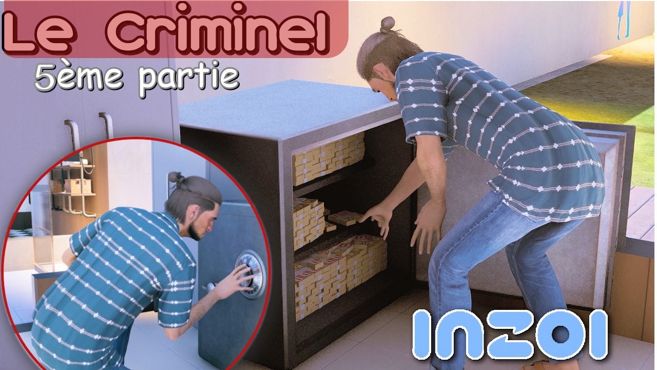 Cette policière ne me lâche plus!  INZOI LE CRIMINEL Partie 5