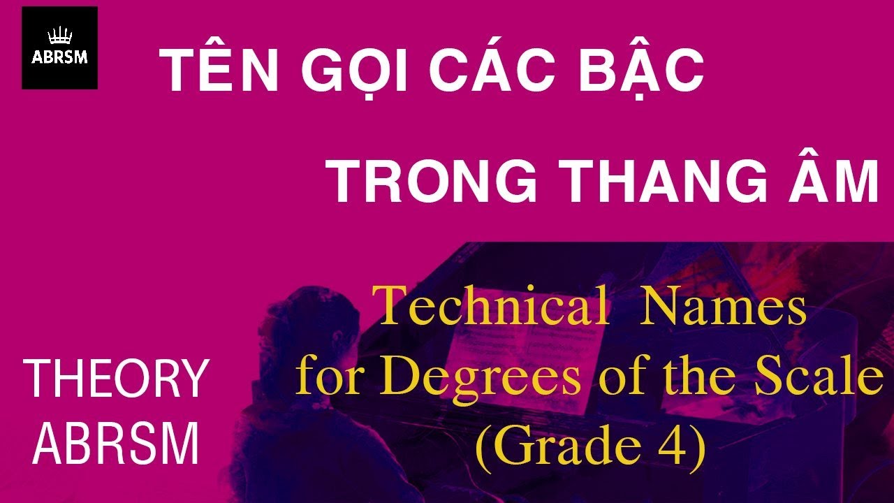 [ABRSM] C&aacute;c Bậc Trong Thang &Acirc;m #30 | L&yacute; thuyết &acirc;m nhạc | Sinfonia Official