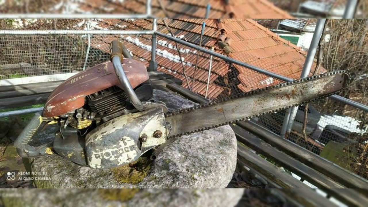 Restoration Pioneer 620  vintage chainsaw 1962