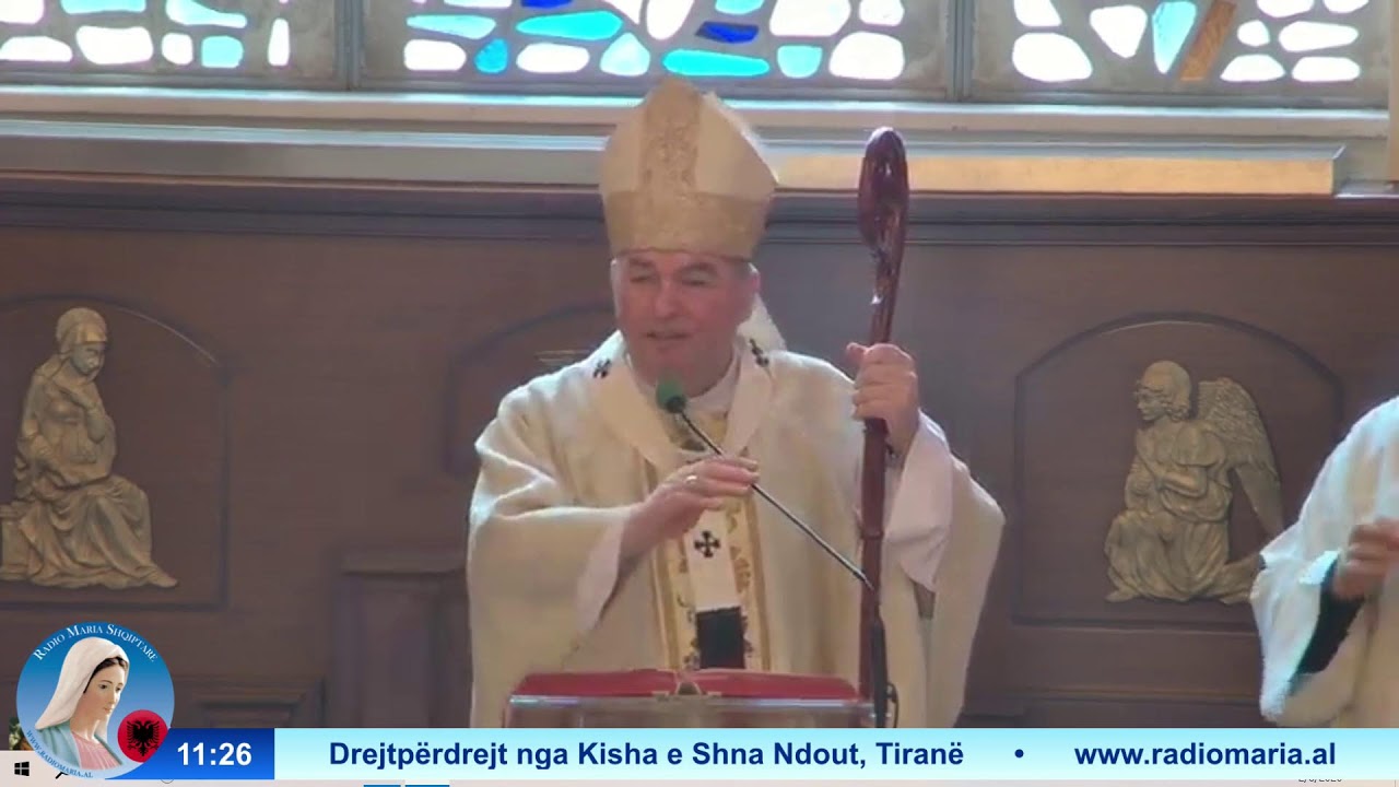 Mesha e hapjes së Vitit Jubilar të Shën Françeskut në Kishën e Shna Ndout, Tiranë