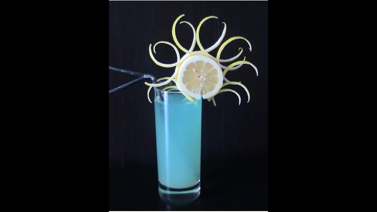 Como decorar cocteles con limón en forma de sol
