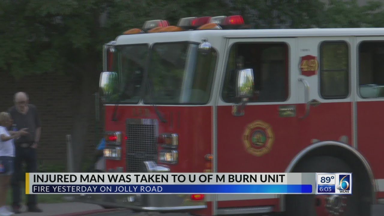 Man Injured In Lansing Fire Taken to U of M Burn Unit