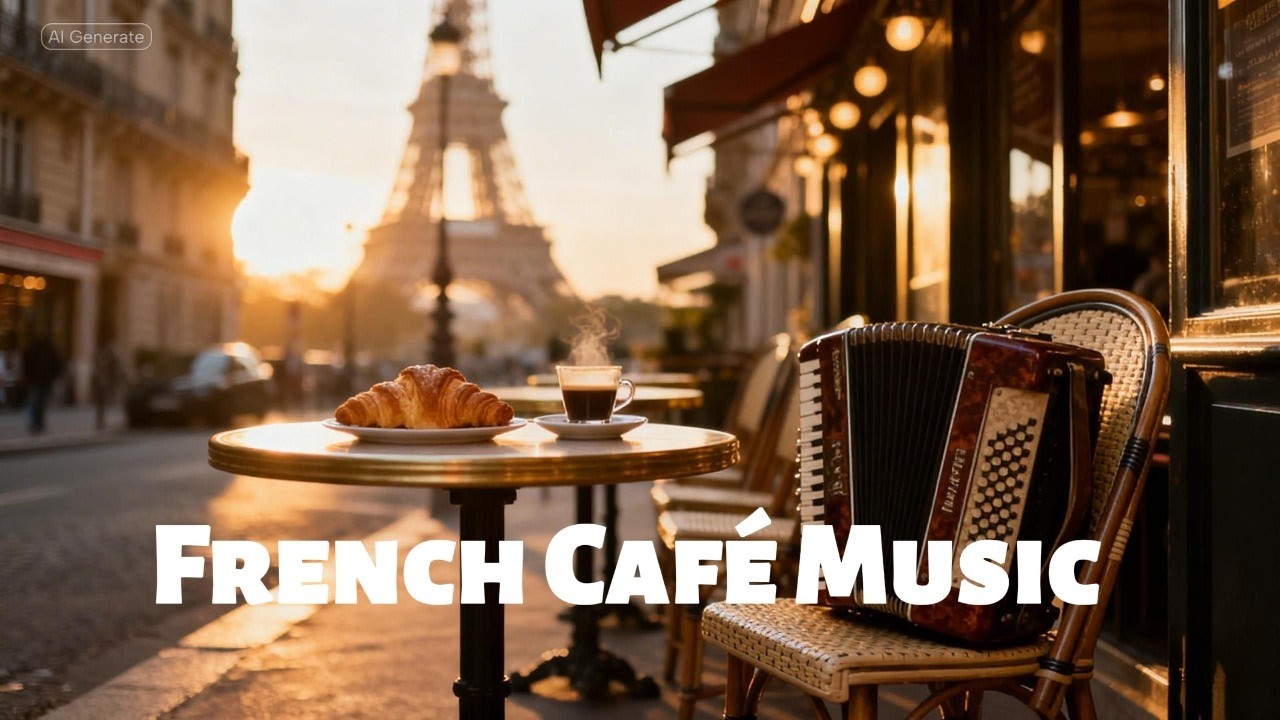 French Café Music ☕ Romantic Paris Accordion & Jazz | Relaxing Bistro Background Music