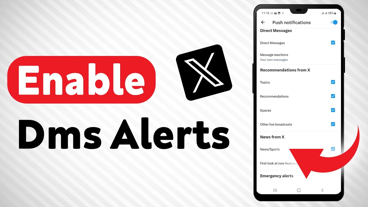 How To Enable Dms Notifications In X - Full Guide