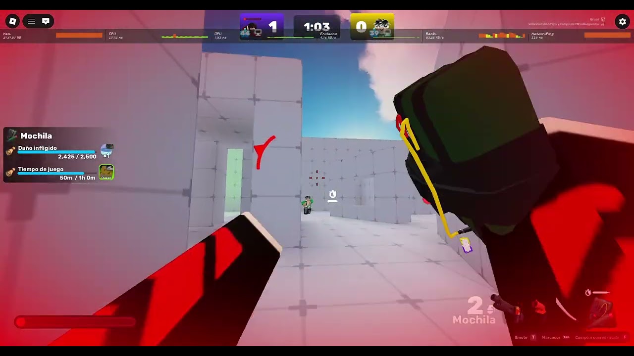 tengo lag y igual le gane