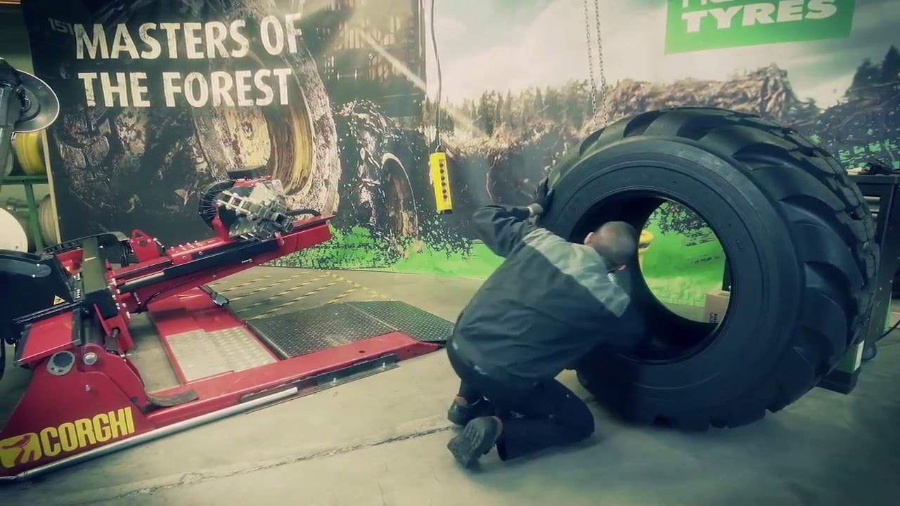 Nokian Forestry Tyre Mounting On Rim