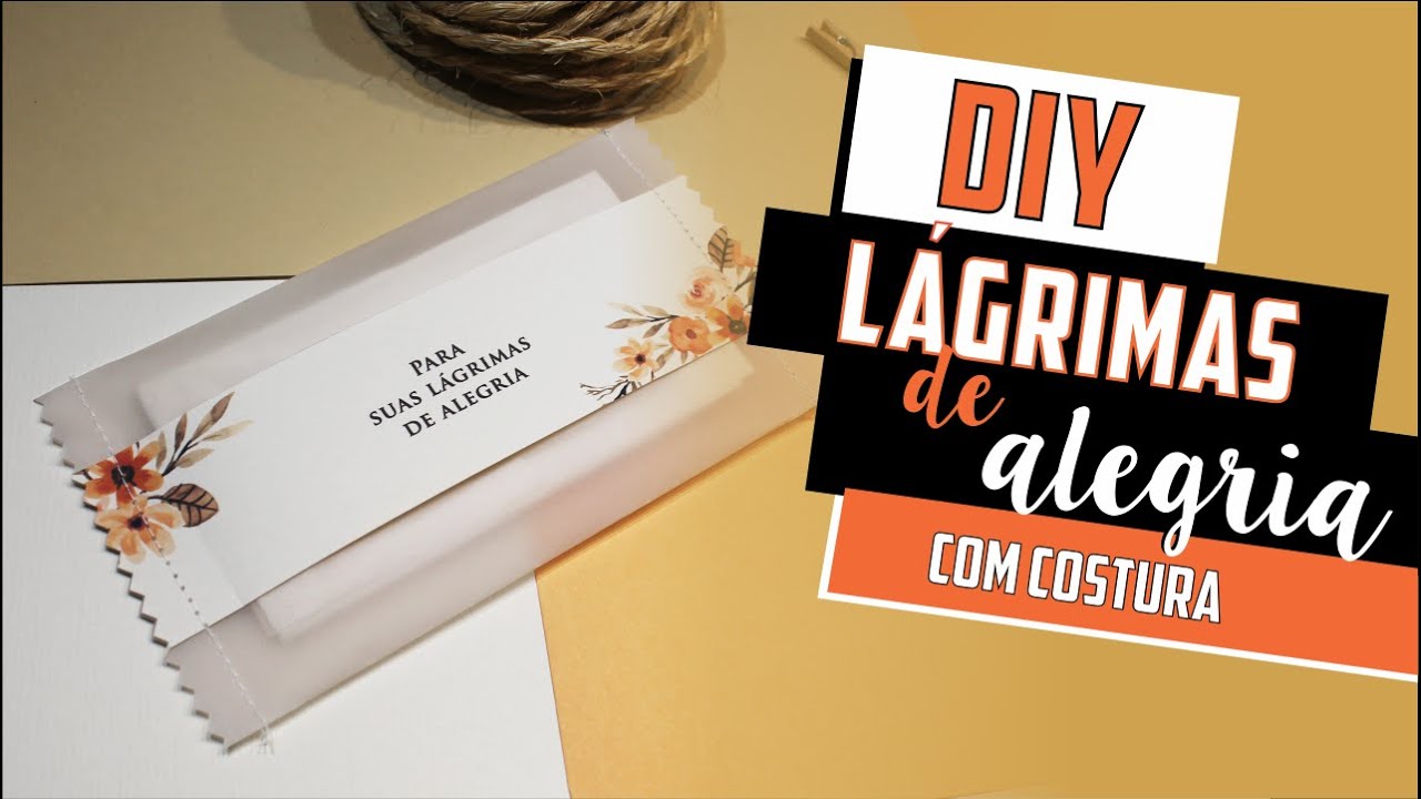 Como fazer Lágrimas de Alegria com Costura? - DIY | Faça você mesmo | Tutoriais [casamento]