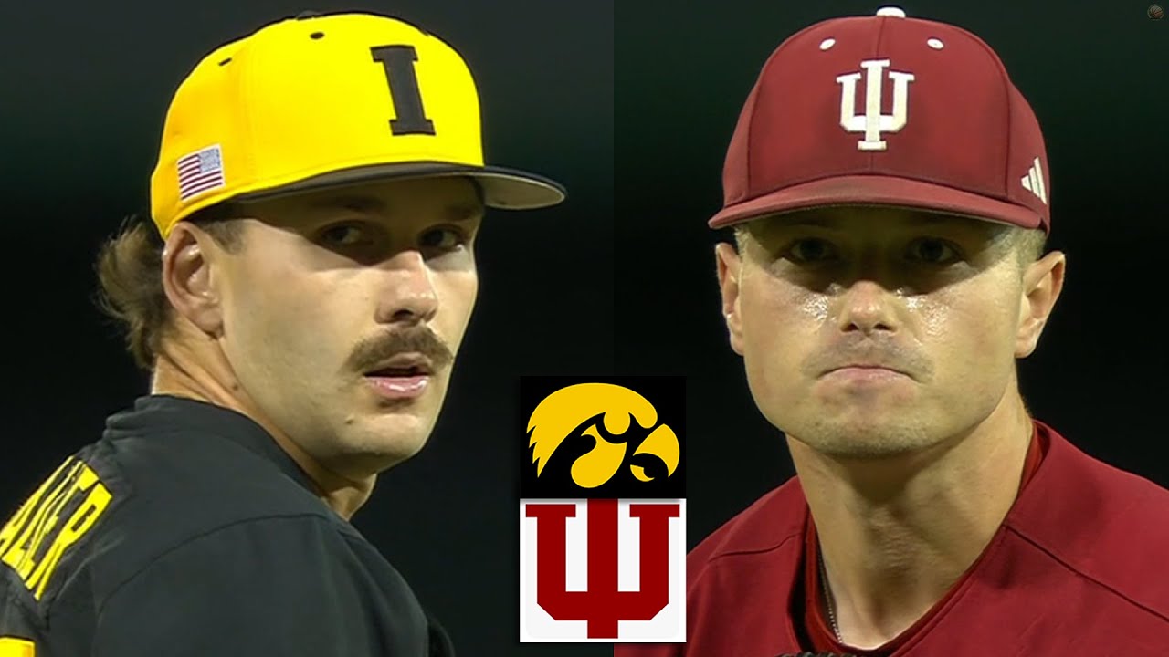 #6 Indiana vs #3 Iowa College Baseball Highlights Full Game 2025