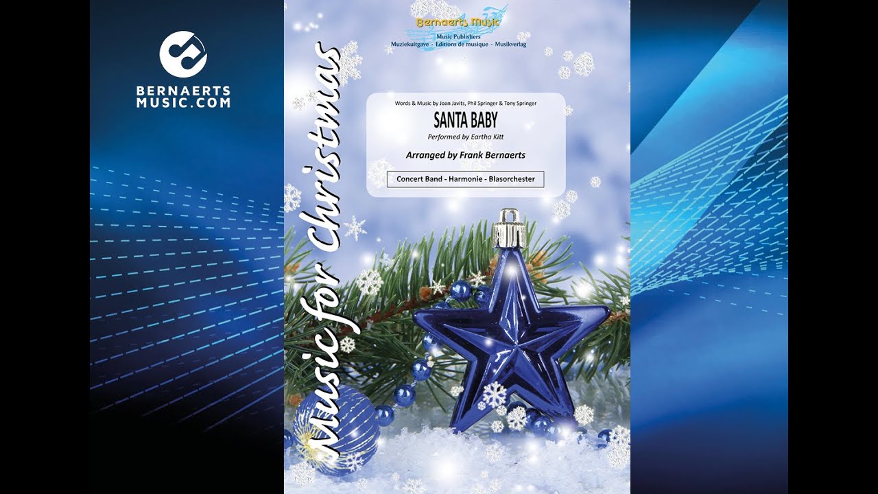 SANTA BABY - Eartha Kitt, arr. Frank Bernaerts - Concert Band Version