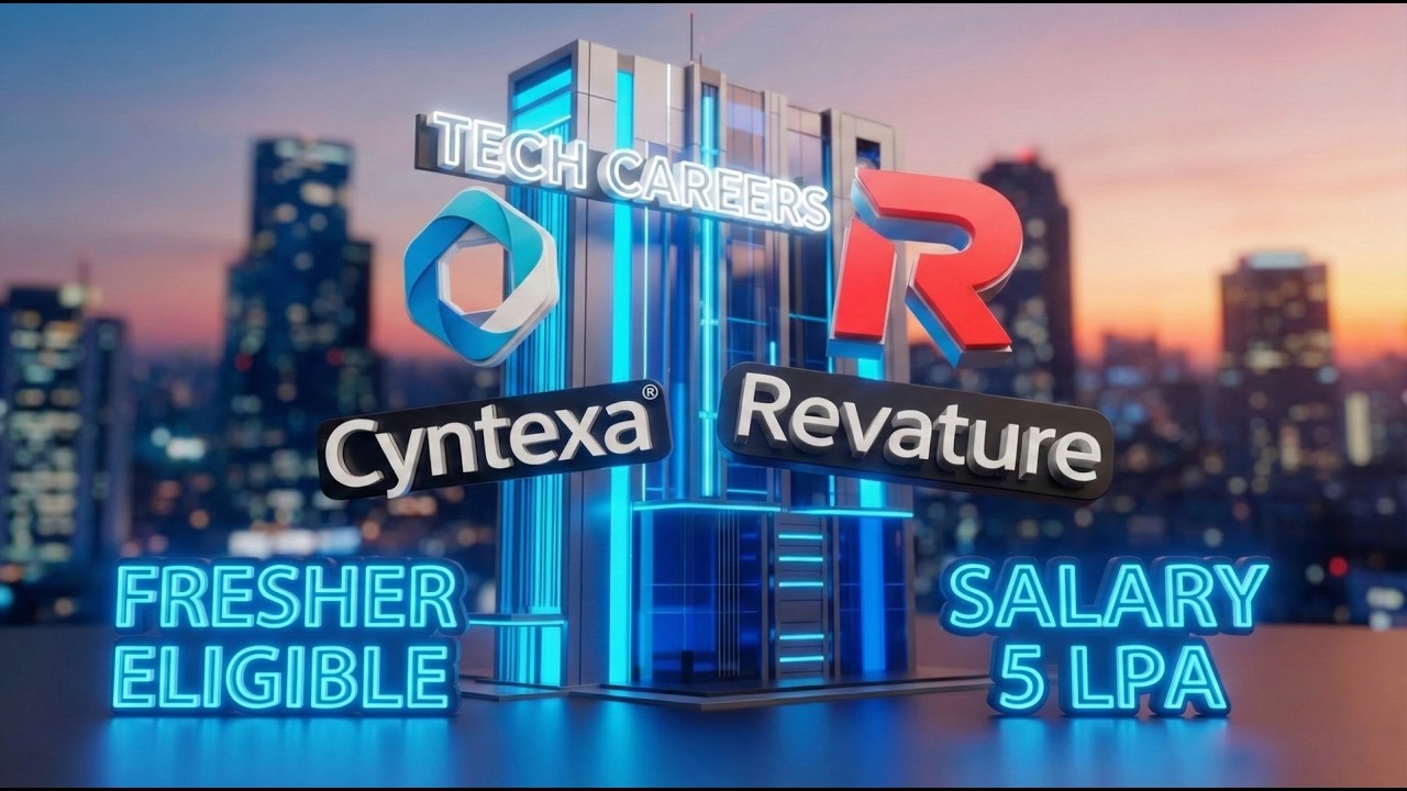 Cyntexa & Revature Mass Hiring 2026 | Salary 5 LPA | Freshers Eligible