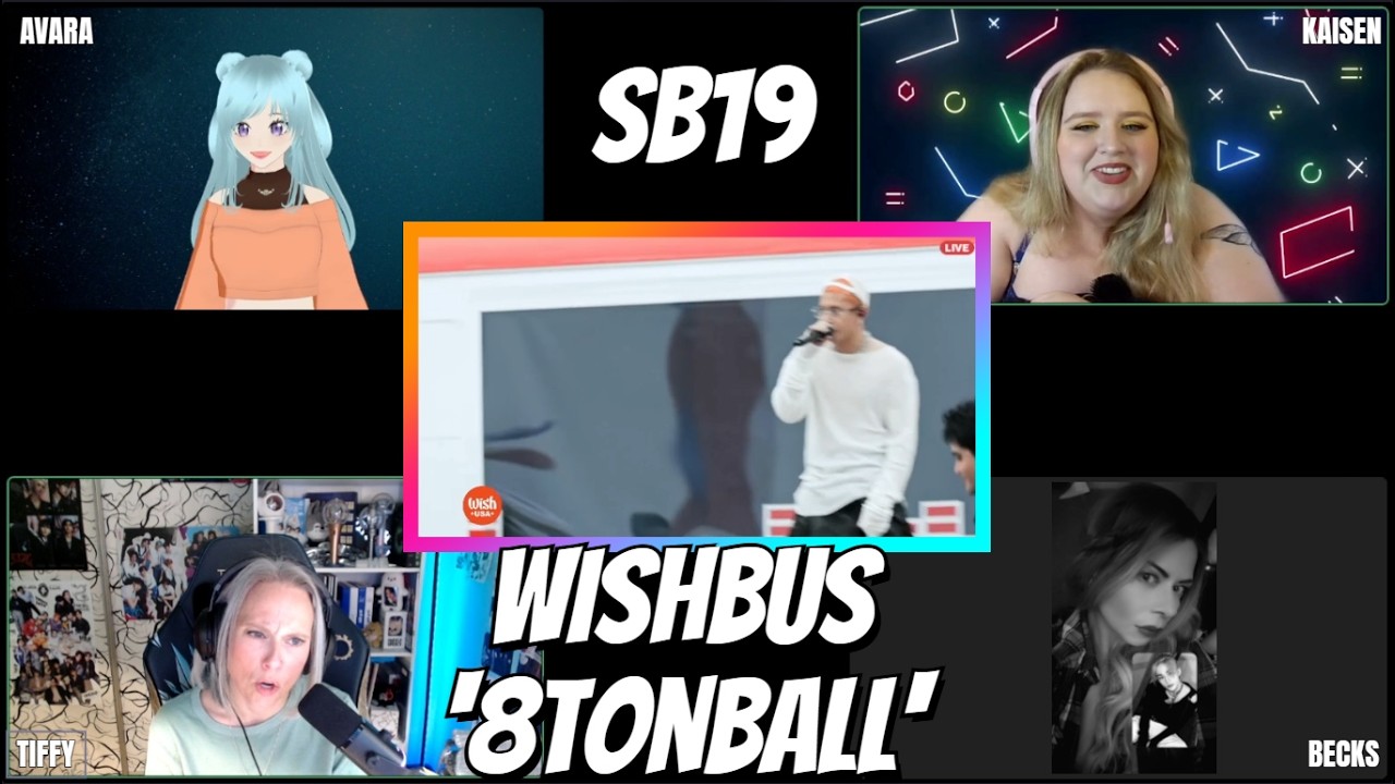 SB19 performs  8TonBall  LIVE on the Wish USA Bus Reaction by SSOT8