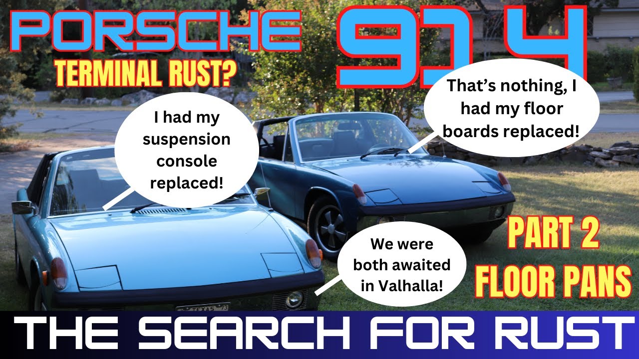 Porsche 914 — Замена поддона пола — Поиск ржавчины, часть 2