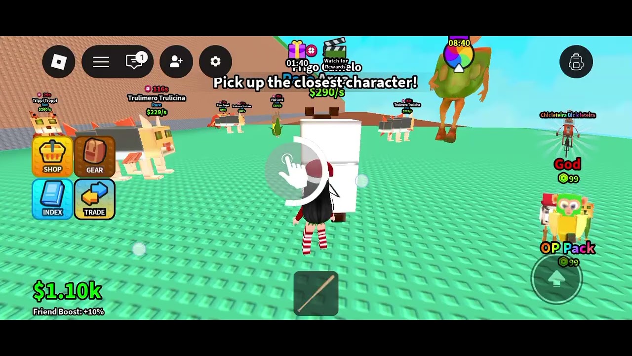 Joc roblox pe un joc necunoscut😱