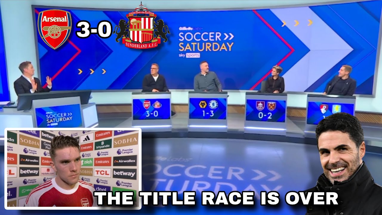 Arsenal deserve the title unbelievable statements from Paul merson about premier league race