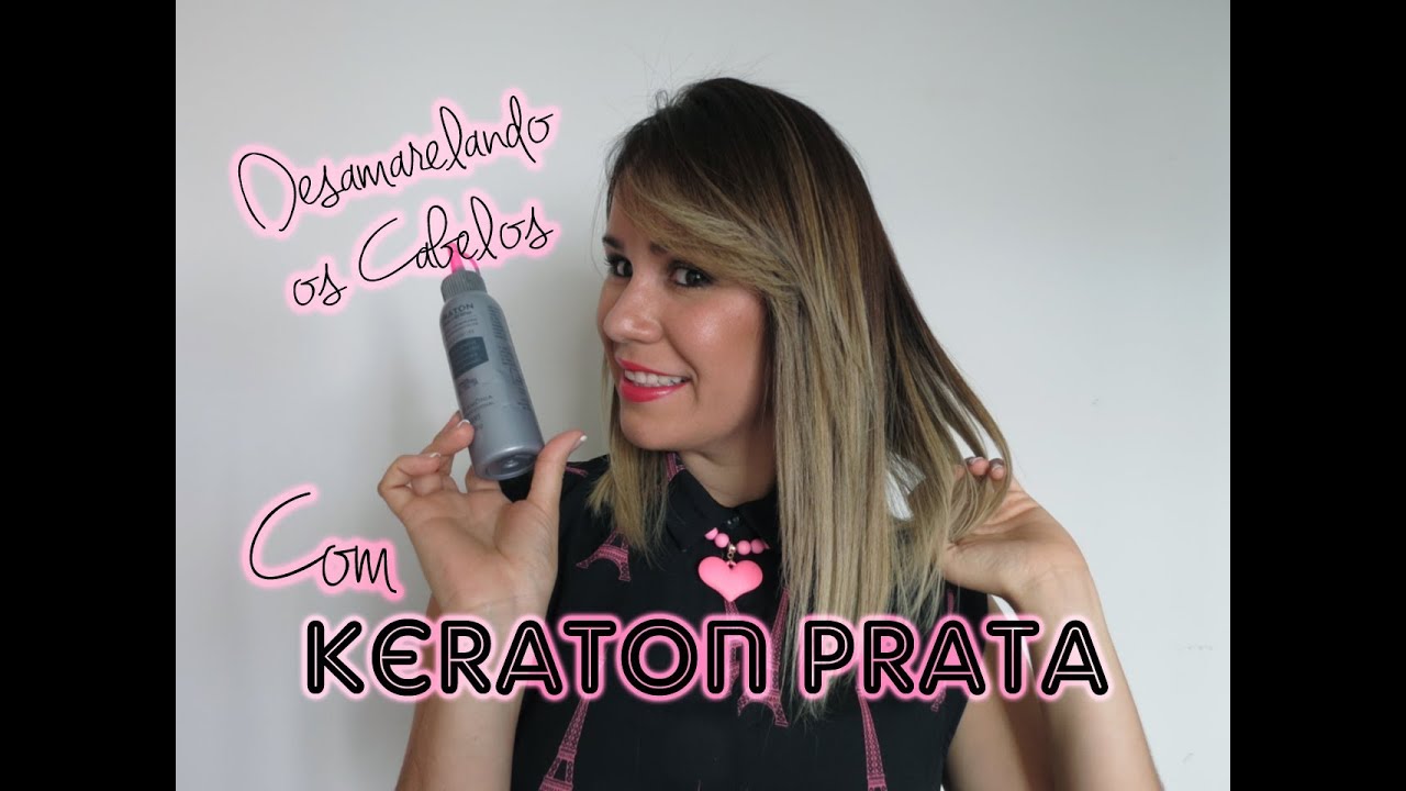 Como Matizar / Desamarelar os Cabelos com Keraton Prata