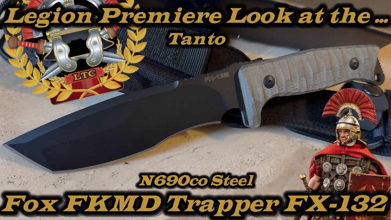 Legion Premiere Look at the Fox Trapper FX-132 in N690co Steel