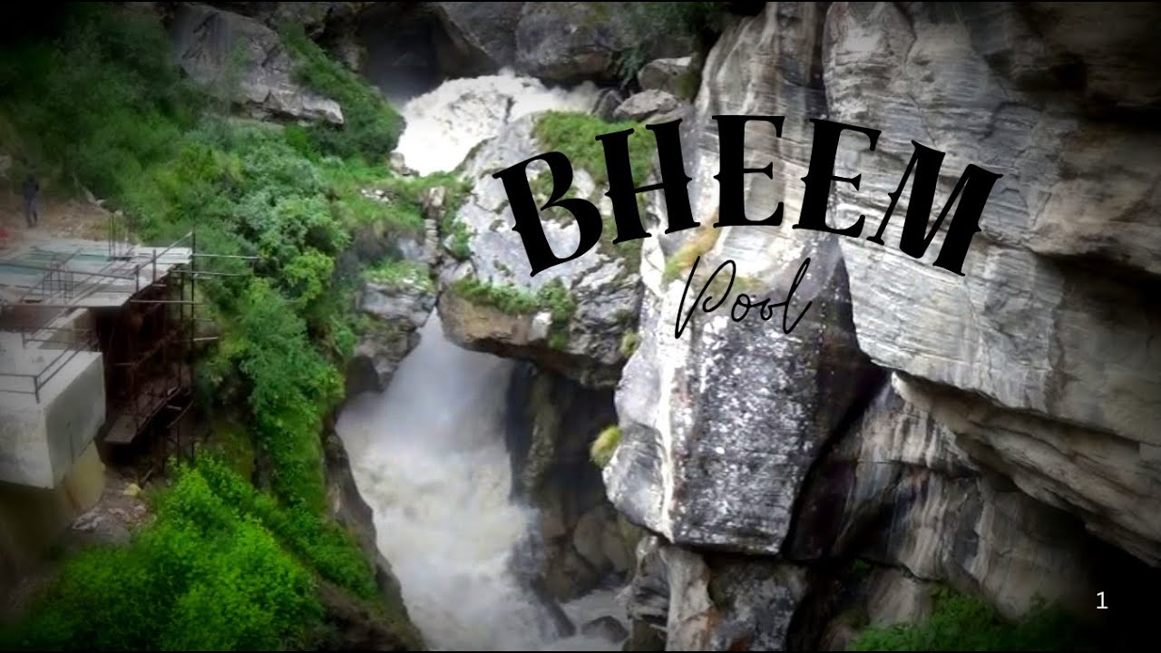 Bheem Pul in Mana Last Village Indo-Tibetan border - it is linked to Hindu epic Mahabharata