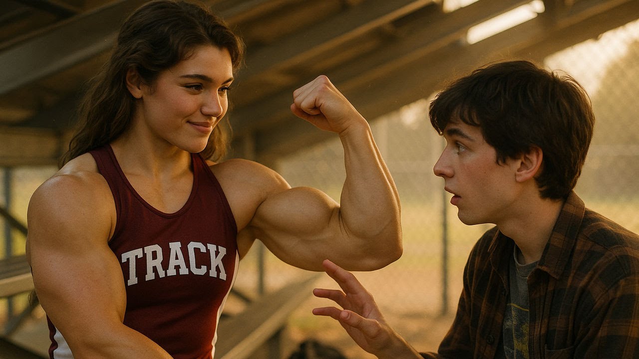 THIS YOUNG FEMALE BODYBUILDER HAVE SOLID BICEPS : S ROTH
