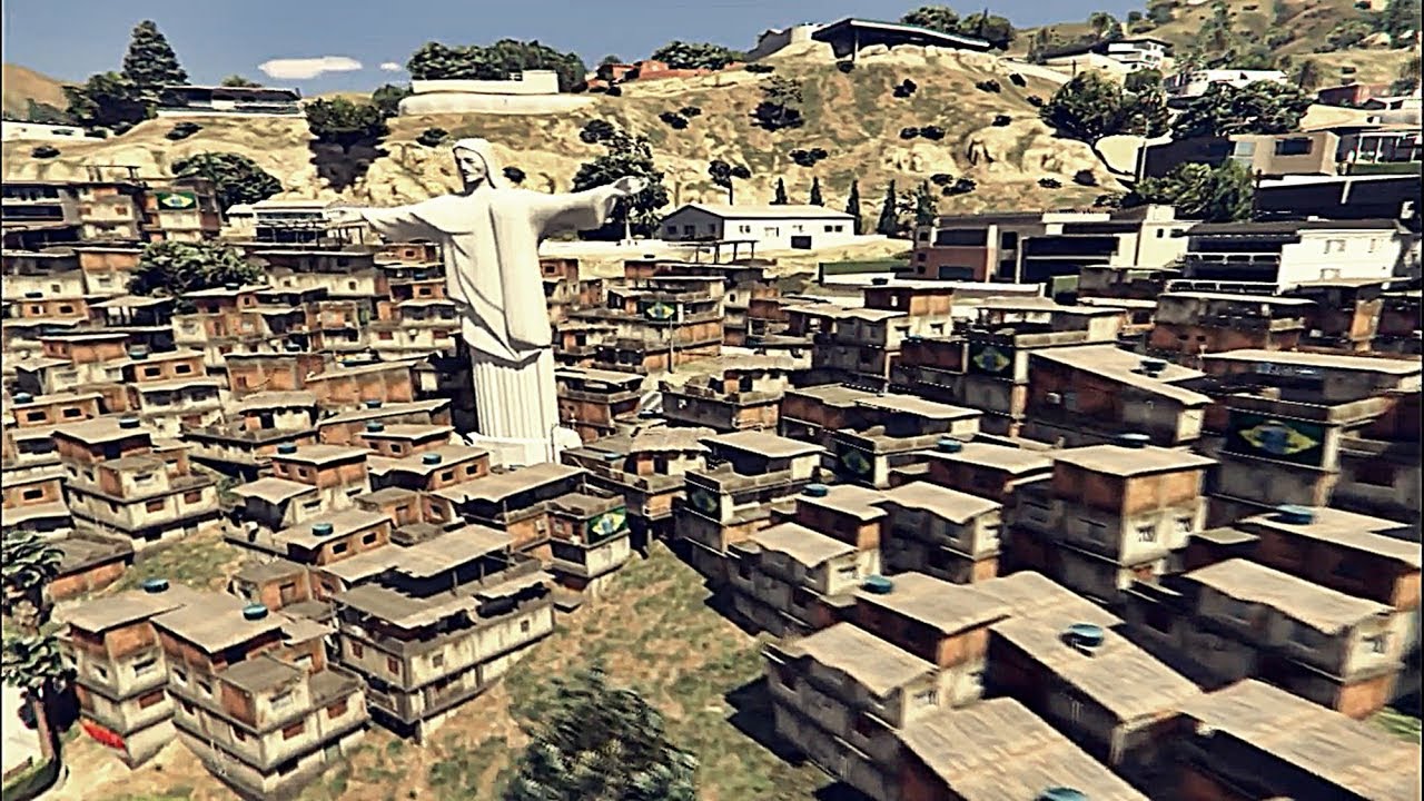 Gta 5 - Mod Favela do Rio com Becos e vielas Download exclusivo