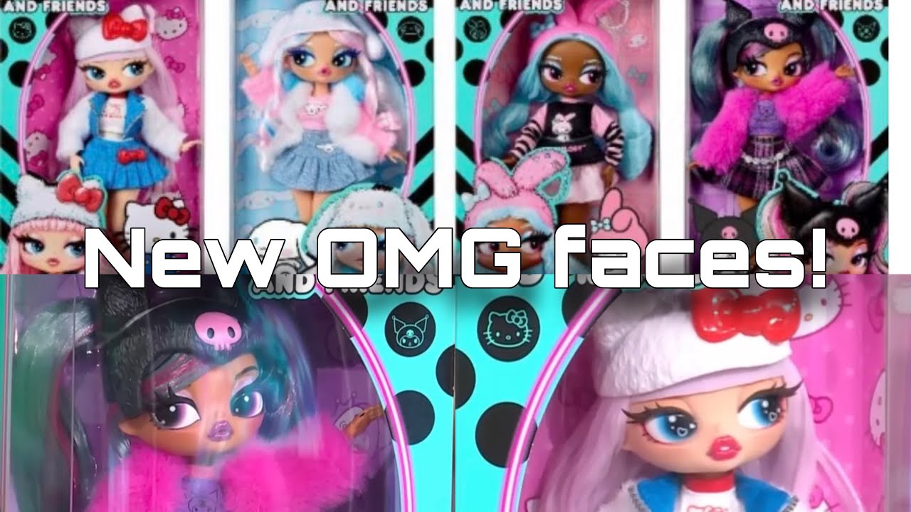 MGA DOLL NEWS! NEW Lol Surprise Rebrand faces + new OMG Sanrio dolls revealed! + RH news