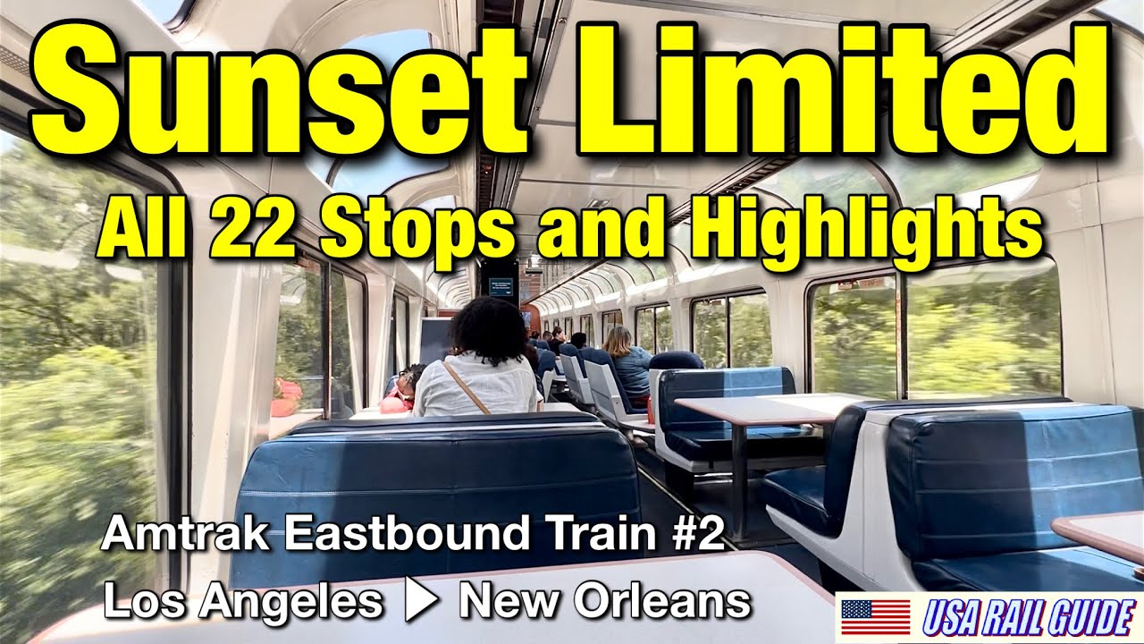[ Amtrak Train Ride ] All 22 stops, Complete Trip Report, LAX-NOL