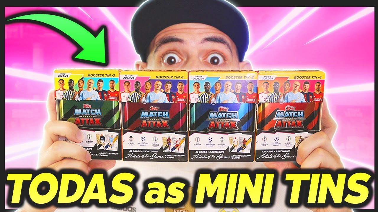ABRI TODAS AS MINI TINS 😱 MATCH ATTAX 2023/24