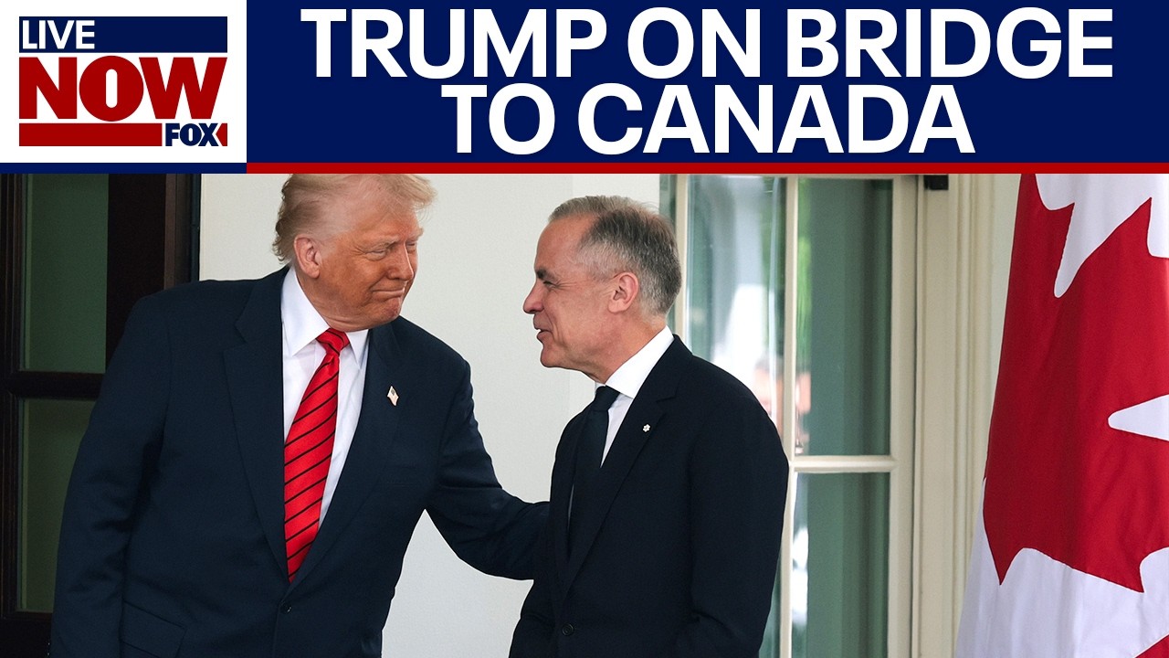 Leavitt explains Trump flip flop on Michigan bridge to Canada