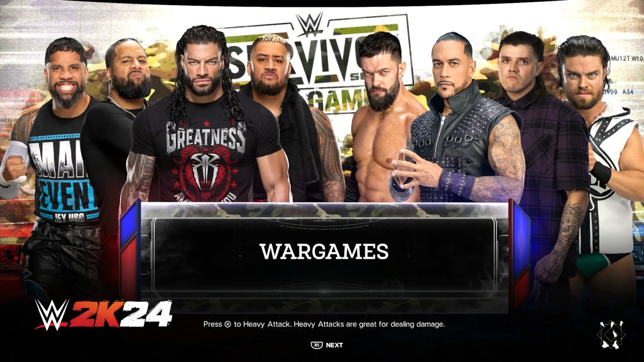WWE 2K24 - WARGAMES The Bloodline Vs The Judgement Day (PS5)